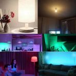 Mikasso Renk Değiştiren LED Ampul - Dimmerli 9W Rgb - Uzaktan Kumandalı LED Ampul Renkli Ampül - Çok Renkli