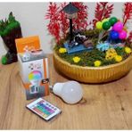 Mikasso Renk Değiştiren - LED Ampul Uzaktan Kumandalı - Dimmerli 10W Rgb - Animasyonlu - Çok Renkli
