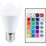 Mikasso Rgb Kumandalı 10 W Renk Değiştiren Ampul - Çok Renkli
