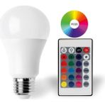 Mikasso Rgb LED Ampul 10W 806 Lümen AC-85-265V 16 Farklırenk Uzaktan Kumandalı - Çok Renkli