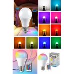 Mikasso Rgb Uzaktan Kumandalı LED Lamba Ambiyans Aydınlatma Renk Değiştiren Ampul LED Işık - Çok Renkli