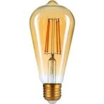 Mikasso Rustik LED Fılament Ampul Amber 4W - Çok Renkli