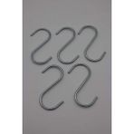 Mikasso S Kanca 7 cm Metal 5 Adet Metal Gri