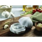 Mikasso Sarımsak Şeklinde Plastik Sarımsak Ezici Rondo ve Saklama Kabı Plastik