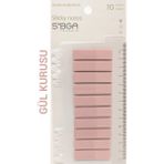 Mikasso Şeffaf Gül Kurusu Renkli Postit Post-It Post It. Kitap Ayracı Ayraç Postit Sticker Not Kağıdı Yapışk - Çok Renkli
