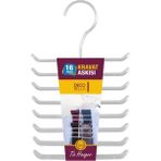 Mikasso Şeffaf Kravat Askısı-Tie Rack Plastik Turkuaz Tr