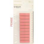 Mikasso Şeffaf Pembe Renkli Postit Post-It Post It. Kitap Ayracı Ayraç Postit Sticker Not Kağıdı Yapışkanlı - Çok Renkli