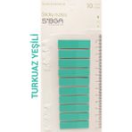 Mikasso Şeffaf Turkuaz Yeşil Renkli Postit Post-It Post It. Kitap Ayracı Ayraç Postit Sticker Not Kağıdı Yap - Çok Renkli