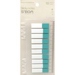 Mikasso Şeffaf Turkuaz Yeşil Yarım Postit Post-It Post It. Kitap Ayracı Ayraç Postit Sticker 200 Yaprak Yapı - Çok Renkli