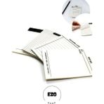 Mikasso Şeffaf Yapışkanlı Not Kağıdı Postit Gridnot Post-It 4 Adet Yapışkanlı Not Kağıdı Dayanıklı Pet Malze - Çok Renkli