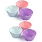 Mikasso Silikon Kek Kalıbı Muffin 6lı 29931S Silikon Altın