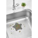 Mikasso Silikon Lavabo Süzgeci Tıkanma Önleyici, Esnek ve Dayanıklı Silikon Yıldız-Süzgeç Plastik