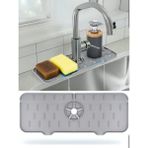 Mikasso Silikon Musluk Matı – Su Geçirmez Lavabo Kenar Damlatmaz Altlık Düzenleyici Mat Silikon Çok Renkli