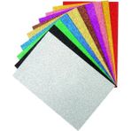 Mikasso Simli Yapışkansız Eva A4 20X30 cm 10LU - 1 Paket - Çok Renkli