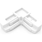 Mikasso Sineklik Köşe Takozu 17X25MM 10 Adet Plastik
