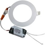 Mikasso Sıvaaltı Beyaz (Gömme) LED Panel-Spot Lamba Işık GÜCÜ:6W Dış Çap:12 cm Delik Çap:10,5 cm LED Panel