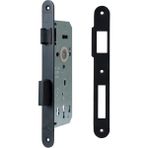 Mikasso Siyah Oda Kapı Kilidi 40 mm / 40X23MM Deri