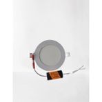 Mikasso Slim-6 6W Beyaz Yuvarlak LED Panel Spot Beyaz Kasa 6400K Sıva Altı S.a. 220V IP20