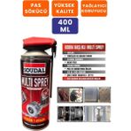 Mikasso Soudal Çok Amaçlı Sprey Yağlayıcı Koruyucu Yağlayıcı ve Pas Sökücü Aerosol Kutu 400 ml
