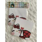 Mikasso Spider Kitty Memo Pad Kare Not Defteri Yapışkanlı Not Kağıdı - Çok Renkli
