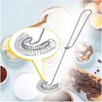 Mikasso Spiral Çırpıcı, 12 Adet Sos Yumurta Çırpıcısı, Paslanmaz Çelik Çırpıcı, Spiralli Omlet Çırpma Teli P
