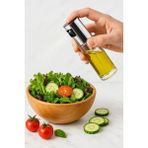Mikasso Sprey Yağ Şişesi – Zeytinyağı & Sirke Püskürtücü, Airfryer ve Salatalar Için Şeffaf