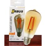Mikasso ST64 6W E27 Duy Sarı Işık Avize Dekoratif LED Ampul
