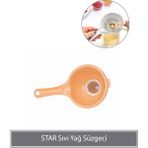 Mikasso Star Sıvı Yağ Süzgeci - Somon Plastik