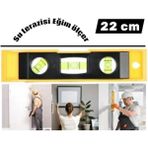 Mikasso Su Terazisi Mini Eğim Tahta Duvar Ölçen Terazi Çok Amaçlı Ölçüm 22CM Yüzey Ölçümü Diğer