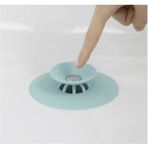 Mikasso Süzgeçli Silikon Lavabo ve Küvet Tıkacı-Süzgeçli Silikon Lavabo ve Küvet Tıkacı-Tıpa Silikon Beyaz
