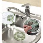 Mikasso Süzgeçli Silikon Lavabo ve Küvet Tıkacı Yuvarlak Lavabo Tıkacı Süzgeç Banyo Tıpa Banyo Süzgeç Siliko
