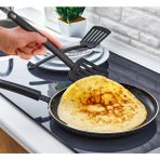 Mikasso Teflon Spatula Plastik Gümüş