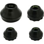 Mikasso Tel Sandalye Masa Sehpa Ayak Pabucu 8 mm (20 Adet) Siyah