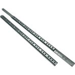 Mikasso Teleskopik Bilyalı Ince Ray Çekmece Rayı 17X342 35 cm 1 Takım ( 2 Adet ) Gri