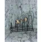 Mikasso Tencere Kapak, Tabak, Tava, ve Sahan Düzenleyici Organizer Metal 32 x 23 Siyah Tr