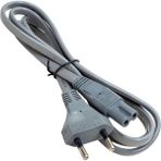 Mikasso Teyp Fişi Cereyan Kablosu 2X075MM Ithal Kordon Siyah Power Kablosu Beyaz - Çok Renkli
