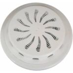 Mikasso Ufo Ayarlı Doğalgaz Cam Menfezi Beyaz 18 x 18 cm