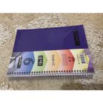 Mikasso Uni Note 6 Kareli+3 Çizgili /spiralli /ayraçlı /a4 Defter Sert Spiralli Çizgili Büyük Boy Mor Okul D - Çok Renkli