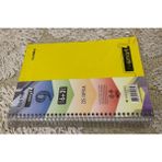 Mikasso Uni Note 6 Kareli+3 Çizgili /spiralli /ayraçlı /a4 Defter Sert Spiralli Çizgili Büyük Boy Sarı Okul - Çok Renkli