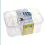 Mikasso Urve 6'lı Çay Bardağı Taşıma Aparatı Plastik Çok Renkli