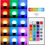 Mikasso Uzaktan Kumandalı Renk Değiştirebilen Rgb LED Ampül - Çok Renkli