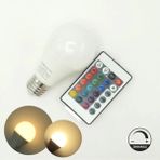 Mikasso Uzaktan Kumandalı Rgb LED Ampul 9 Watt E27 Gün Işığı 16 Ton Işık - Çok Renkli