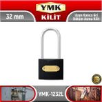 Mikasso Uzun Kanca Gri Döküm Asma Kilit | 32 mm | YMK-1232L