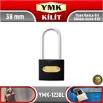 Mikasso Uzun Kanca Gri Döküm Asma Kilit | 38 mm | YMK-1238L
