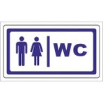 Mikasso Wc Yönlendirme Yazısı 3mm Dekota Arkası Çift Taraflı Bant Ile 20X30 23423F2412F3