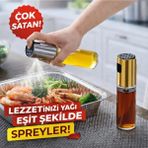Mikasso Yağ & Sos Sprey Şişesi 100 ml – Cam Gövdeli, Püskürtmeli, Çok Amaçlı Şeffaf