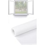 Mikasso Yapışkanlı Sineklik 130X150 cm Çift Kanat Beyaz Sineklik Pratik Pencere Uçuşan Sinek Tutucu Ağ Polye