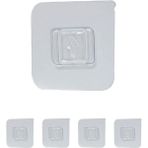 Mikasso Yedek Yapıştırıcı Sticker Duvar Yapışkan Sihirli Banyo Düzenleyici Yedek Yapıştırıcısı 4 Adet Turunc