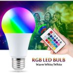 Mikasso Yeni 2025 Rgb LED Ampul Çok Renkli LED Home Uzaktan Kumandalı Dim Edilebilir Ampul Rengarenk Ampül