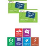 Mikasso Yeşil - Elektrostatik Akıllı Not Kağıdı Yapışkansız Post-It 7X10CM - 50 Sayfa - Yapışkanlı Not Kağıd - Çok Renkli